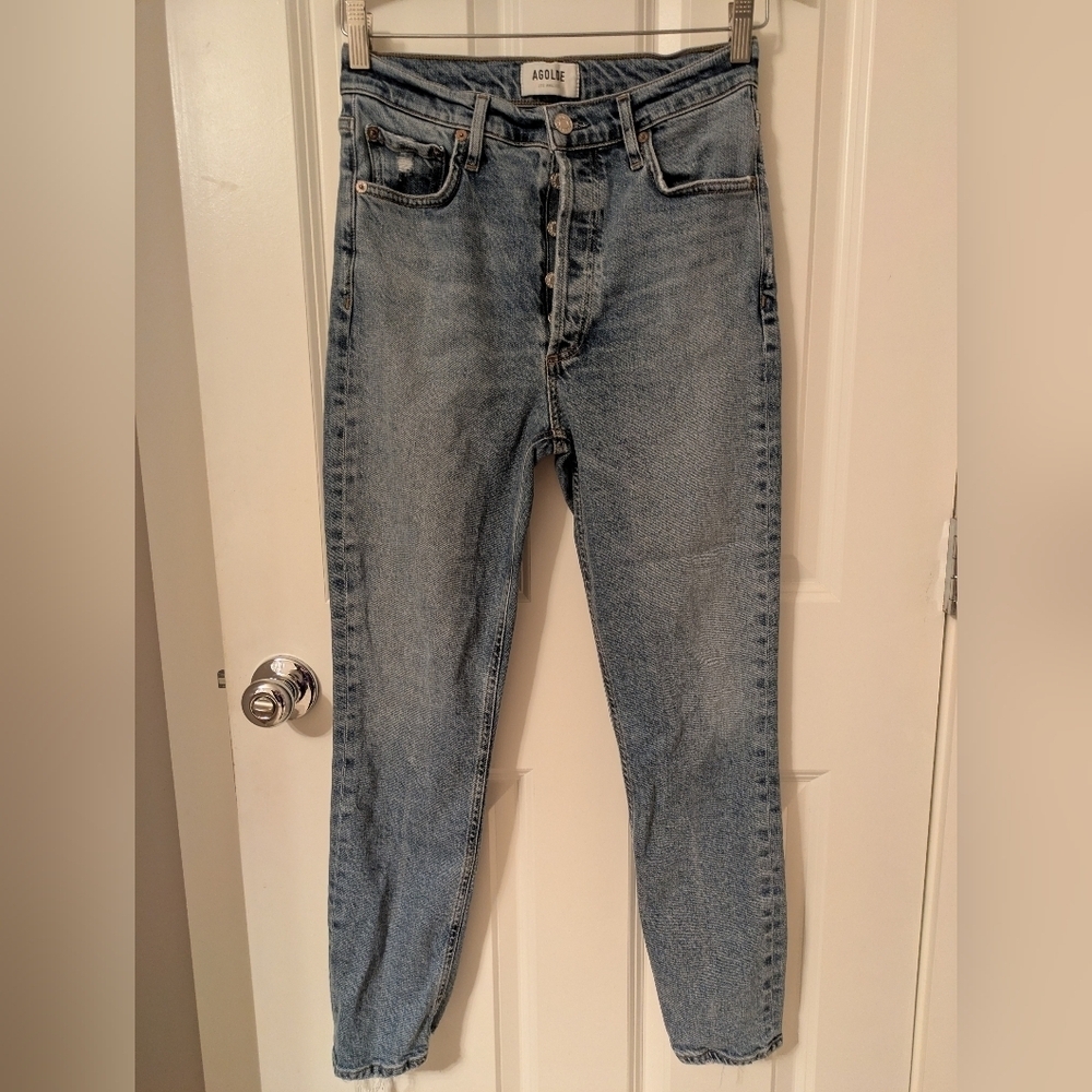 AGOLDE Nico 27 Blue Denim
